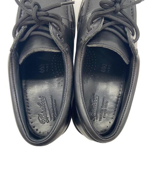 PARABOOT（パラブーツ）PARABOOT (パラブーツ) デッキシューズ ブラック サイズ:7 1/2の古着・服飾アイテム