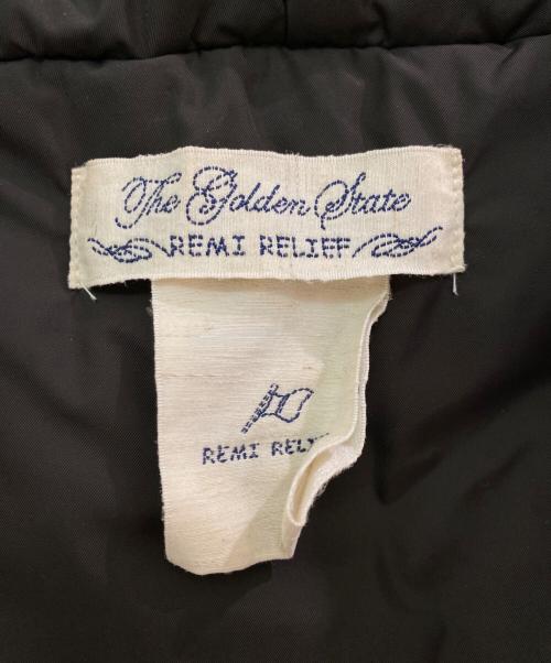 REMI RELIEF（レミレリーフ）REMI RELIEF (レミレリーフ) L'appartement (アパルトモン) Zip up 2way ブルゾン ブラウン サイズ:Fの古着・服飾アイテム