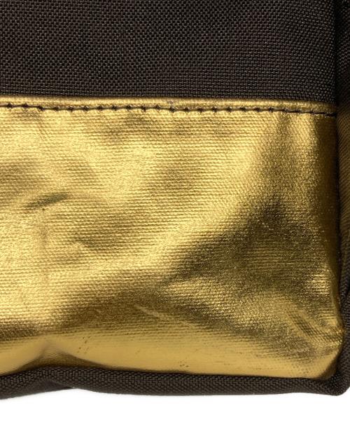 PORTER（ポーター）PORTER (ポーター) petite robe noire (プティローブノアー) リュック ブラック×ゴールド サイズ:サイズ詳細参照の古着・服飾アイテム