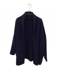 美品 ミューズ ドゥ ドゥーズィエムクラス ウール クルーネックカーディガン 黒 美品 ミューズ ドゥ ドゥーズィエムクラス ウール クルーネック