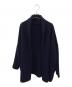 MUSE de Deuxieme Classe（ミューズ ドゥーズィエム クラス）の古着「スムース ニットガウンショートコート」｜ネイビー