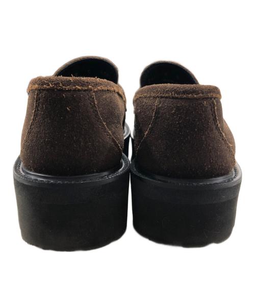 Caminando（カミナンド）Caminando (カミナンド) SUEDE LOAFER（スウェード　ローファー） ブラウン サイズ:5の古着・服飾アイテム