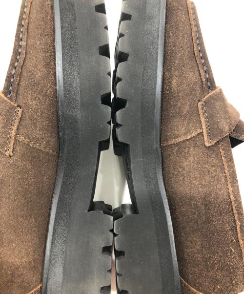 Caminando（カミナンド）Caminando (カミナンド) SUEDE LOAFER（スウェード　ローファー） ブラウン サイズ:5の古着・服飾アイテム