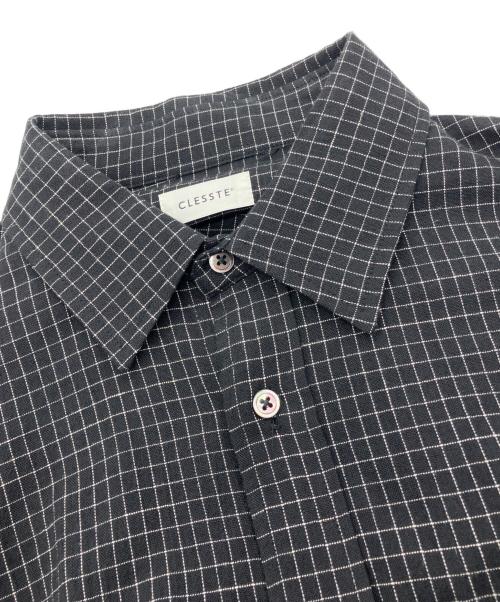 CLESSTE（クレスト）CLESSTE (クレスト) GRAPH CHECK CLASSIC CITY SHIRT ブラック×ホワイト サイズ:1の古着・服飾アイテム