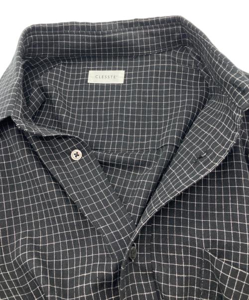 CLESSTE（クレスト）CLESSTE (クレスト) GRAPH CHECK CLASSIC CITY SHIRT ブラック×ホワイト サイズ:1の古着・服飾アイテム