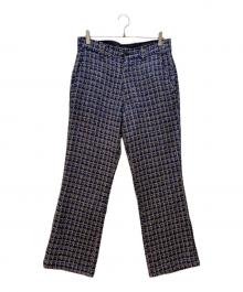 Needles（ニードルズ）の古着「Basic Trouser - Fancy Tweed」｜ネイビー×ベージュ