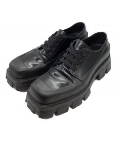 中古・古着通販】PRADA (プラダ) モノリスパテントレザーローファー