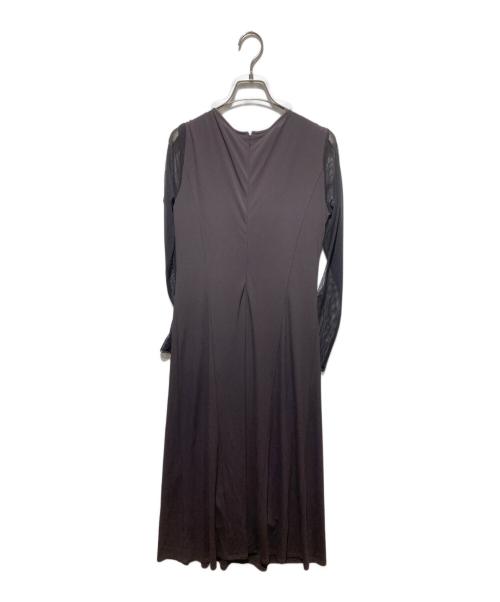 HIROKO KOSHINO（ヒロコ コシノ）HIROKO KOSHINO (ヒロコ コシノ) ドレス ブラウン サイズ:38の古着・服飾アイテム