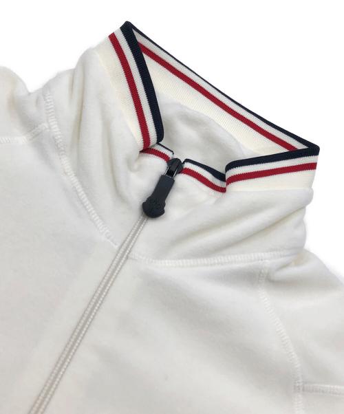 MONCLER（モンクレール）MONCLER (モンクレール) ハーフジップフリースパーカー アイボリー サイズ:Sの古着・服飾アイテム