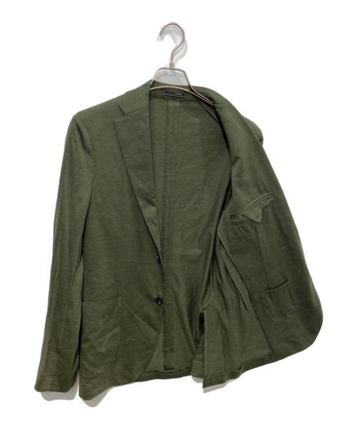LARDINI（ラルディーニ）LARDINI (ラルディーニ) 3Bウールジャケット　	Loro Piana生地使用 グリーン サイズ:48の古着・服飾アイテム