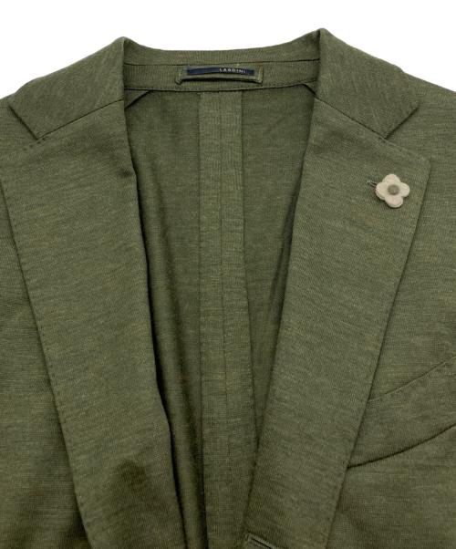 LARDINI（ラルディーニ）LARDINI (ラルディーニ) 3Bウールジャケット　	Loro Piana生地使用 グリーン サイズ:48の古着・服飾アイテム