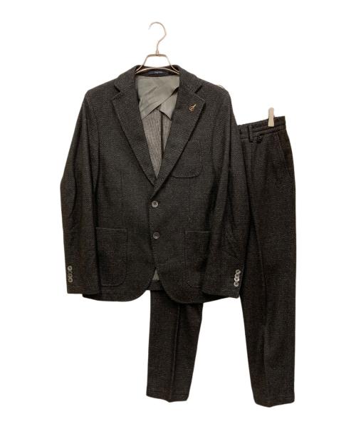 PAOLONI（パオローニ）PAOLONI (パオローニ) スーツ ブラック サイズ:SIZE JK:50 PT:48の古着・服飾アイテム