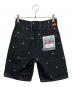 UNIVERSAL OVERALL (ユニバーサルオーバーオール) NON TOKYO (ノントーキョー) FLOWER EMBROIDERY TUCK SHORTS ブラック サイズ:2：6000円