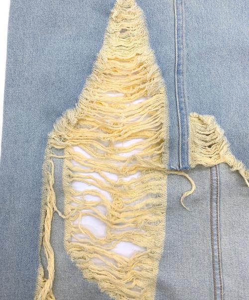 neith.（ネイス）neith. (ネイス) ダメージデニムスカート インディゴ サイズ:Freeの古着・服飾アイテム