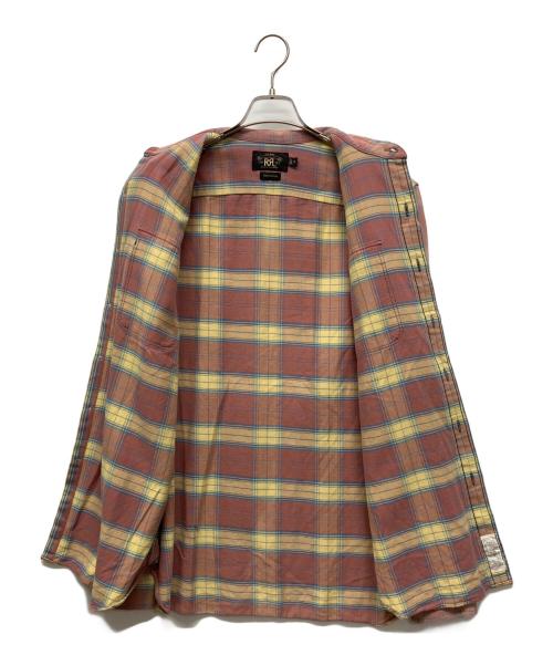 RRL（ダブルアールエル）RRL (ダブルアールエル) フランネルシャツ ベージュ サイズ:Mの古着・服飾アイテム