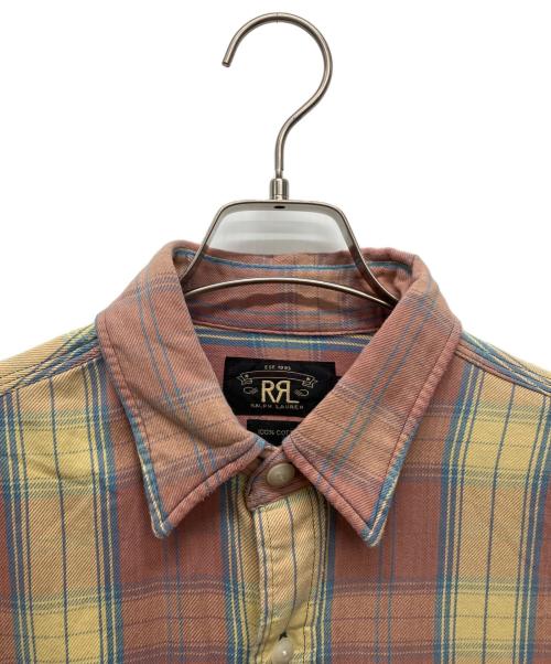RRL（ダブルアールエル）RRL (ダブルアールエル) フランネルシャツ ベージュ サイズ:Mの古着・服飾アイテム
