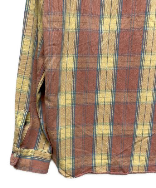 RRL（ダブルアールエル）RRL (ダブルアールエル) フランネルシャツ ベージュ サイズ:Mの古着・服飾アイテム