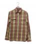 RRL（ダブルアールエル）の古着「フランネルシャツ」｜ベージュ