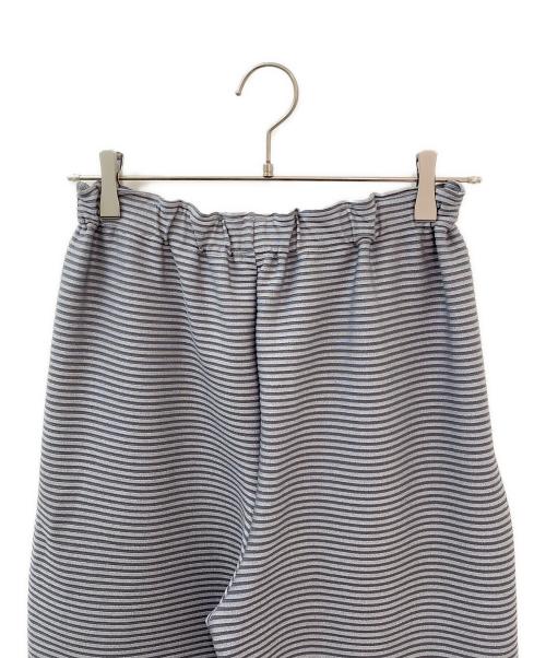 ISSEY MIYAKE（イッセイミヤケ）ISSEY MIYAKE (イッセイミヤケ) ボーダー切替イージーパンツ グレー サイズ:1の古着・服飾アイテム