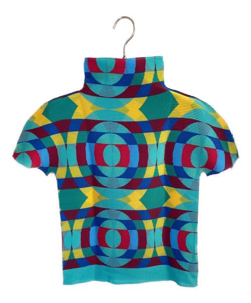 me ISSEY MIYAKE（ミーイッセイ ミヤケ）me ISSEY MIYAKE (ミーイッセイ ミヤケ) FRUCTUS TRUNK PLEATS T ブルー サイズ:freeの古着・服飾アイテム