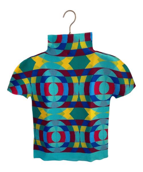 me ISSEY MIYAKE（ミーイッセイ ミヤケ）me ISSEY MIYAKE (ミーイッセイ ミヤケ) FRUCTUS TRUNK PLEATS T ブルー サイズ:freeの古着・服飾アイテム