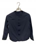 DESCENTE ALLTERRAINデザイント オルテライン）の古着「PERFORATED INSULATION SHIRT」｜ネイビー