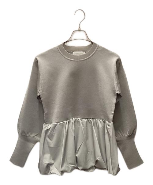 LE CERCLE par rope'（ル セルクル パー ロペ）LE CERCLE par rope' (ル セルクル パー ロペ) ラメニットセットアップ グレー サイズ:FREEの古着・服飾アイテム
