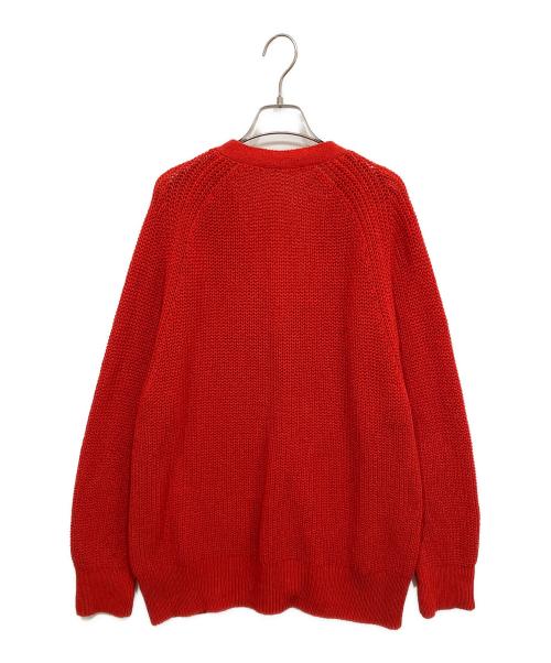 Plage（プラージュ）Plage (プラージュ) コットンカーディガン レッド サイズ:表記無しの古着・服飾アイテム
