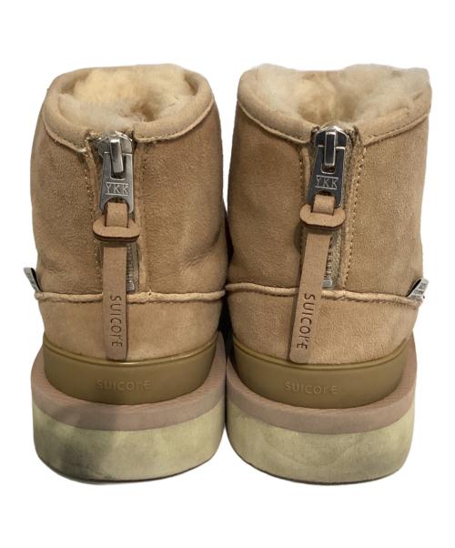 suicoke（スイコック）suicoke (スイコック) バックジップショートブーツ ベージュ サイズ:SIZE 24cmの古着・服飾アイテム