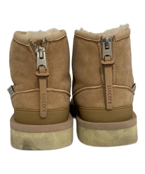 suicoke（スイコック）suicoke (スイコック) バックジップショートブーツ ベージュ サイズ:SIZE 24cmの古着・服飾アイテム