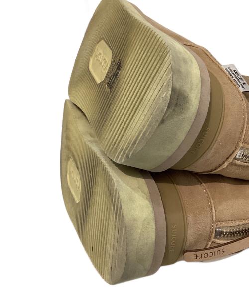 suicoke（スイコック）suicoke (スイコック) バックジップショートブーツ ベージュ サイズ:SIZE 24cmの古着・服飾アイテム