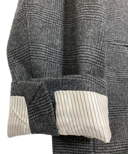 Couture d'adam（クチュールドアダム）Couture d'adam (クチュールドアダム) AP STUDIO (エーピーストゥディオ) 【別注】OVERSIZED DOUBLE JK ダークグレー サイズ:38の古着・服飾アイテム