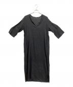 MUSE de Deuxieme Classeミューズ ドゥーズィエム クラス）の古着「LINEN long ワンピース」｜ブラック