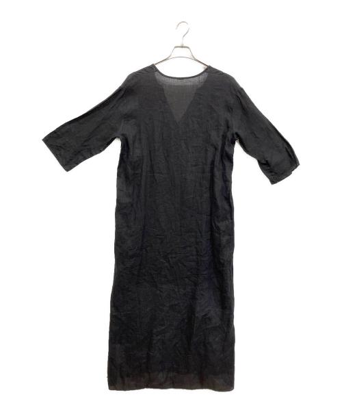 MUSE de Deuxieme Classe（ミューズ ドゥーズィエム クラス）MUSE de Deuxieme Classe (ミューズ ドゥーズィエム クラス) LINEN long ワンピース ブラック サイズ:freeの古着・服飾アイテム