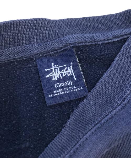 stussy（ステューシー）stussy (ステューシー) 90s カレッジスウェット ネイビー サイズ:Sの古着・服飾アイテム