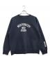 stussy（ステューシー）の古着「90s カレッジスウェット」｜ネイビー