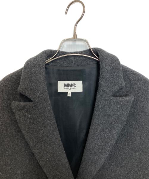 MM6 Maison Margiela（エムエムシックスメゾンマルジェラ）MM6 Maison Margiela (エムエムシックスメゾンマルジェラ) ハーフチェスターコート グレー サイズ:36の古着・服飾アイテム