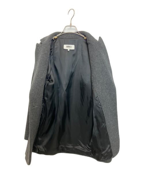 MM6 Maison Margiela（エムエムシックスメゾンマルジェラ）MM6 Maison Margiela (エムエムシックスメゾンマルジェラ) ハーフチェスターコート グレー サイズ:36の古着・服飾アイテム