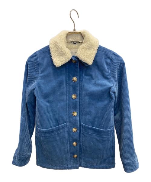 SEZANE（セザンヌ）Sezane (セザンヌ) コーデュロイジャケット ブルー サイズ:ＸＸＳの古着・服飾アイテム