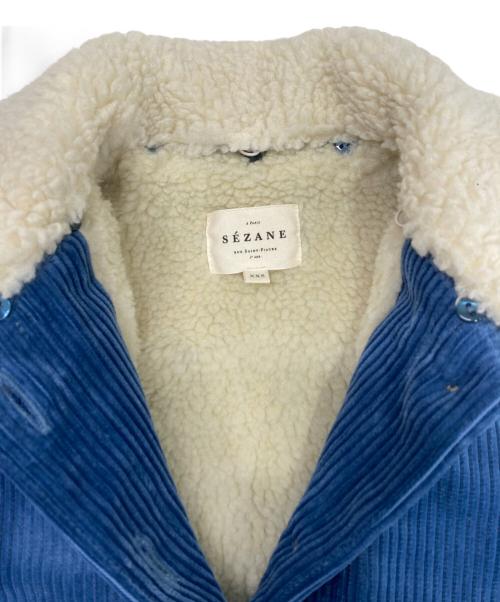 SEZANE（セザンヌ）Sezane (セザンヌ) コーデュロイジャケット ブルー サイズ:ＸＸＳの古着・服飾アイテム