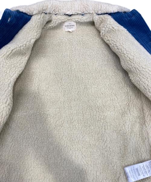 SEZANE（セザンヌ）Sezane (セザンヌ) コーデュロイジャケット ブルー サイズ:ＸＸＳの古着・服飾アイテム