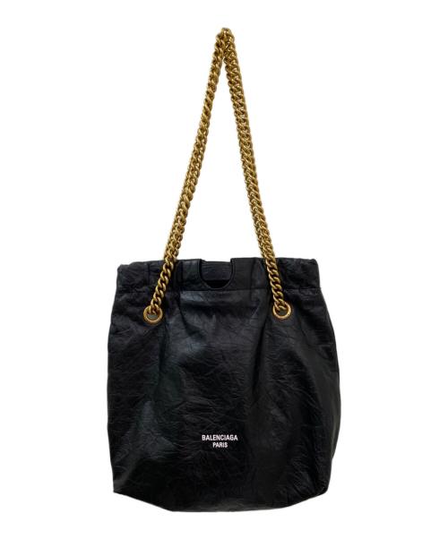 BALENCIAGA（バレンシアガ）BALENCIAGA (バレンシアガ) CRUSH TOTE S ブラック サイズ:スモールの古着・服飾アイテム