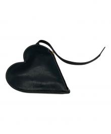 JIL SANDER（ジルサンダー）の古着「HEART POUCH」｜ブラック