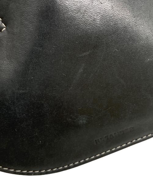 JIL SANDER（ジルサンダー）JIL SANDER (ジルサンダー) HEART POUCH ブラックの古着・服飾アイテム