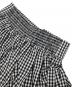 中古・古着 elu. (エル) Suzan tack&gather skirt shape Wide Pants ホワイト×ブラック サイズ:M：7000円