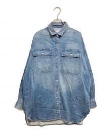 Healthy DENIM（ヘルシーデニム）の古着「Almond スーパービッグシャツ」｜インディゴ