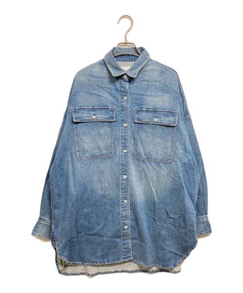 Healthy DENIM（ヘルシーデニム）Healthy DENIM (ヘルシーデニム) Almond スーパービッグシャツ インディゴ サイズ:1の古着・服飾アイテム