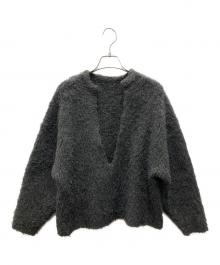 Whim Gazette（ウィムガゼット）の古着「ニットVプルオーバー」｜グレー