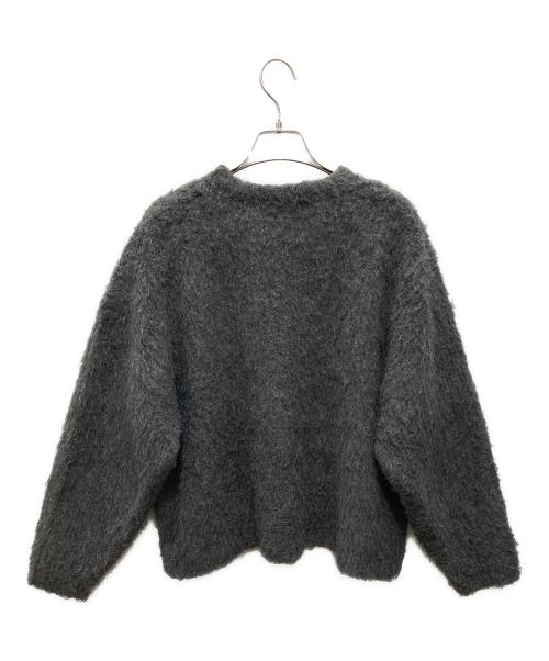 Whim Gazette（ウィムガゼット）Whim Gazette (ウィムガゼット) ニットVプルオーバー グレー サイズ:Fの古着・服飾アイテム