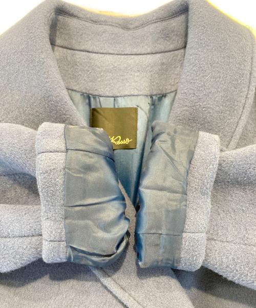 ROSSO（ロッソ）ROSSO (ロッソ) ショールダブルブレストミドルコート ブルー サイズ:FREEの古着・服飾アイテム